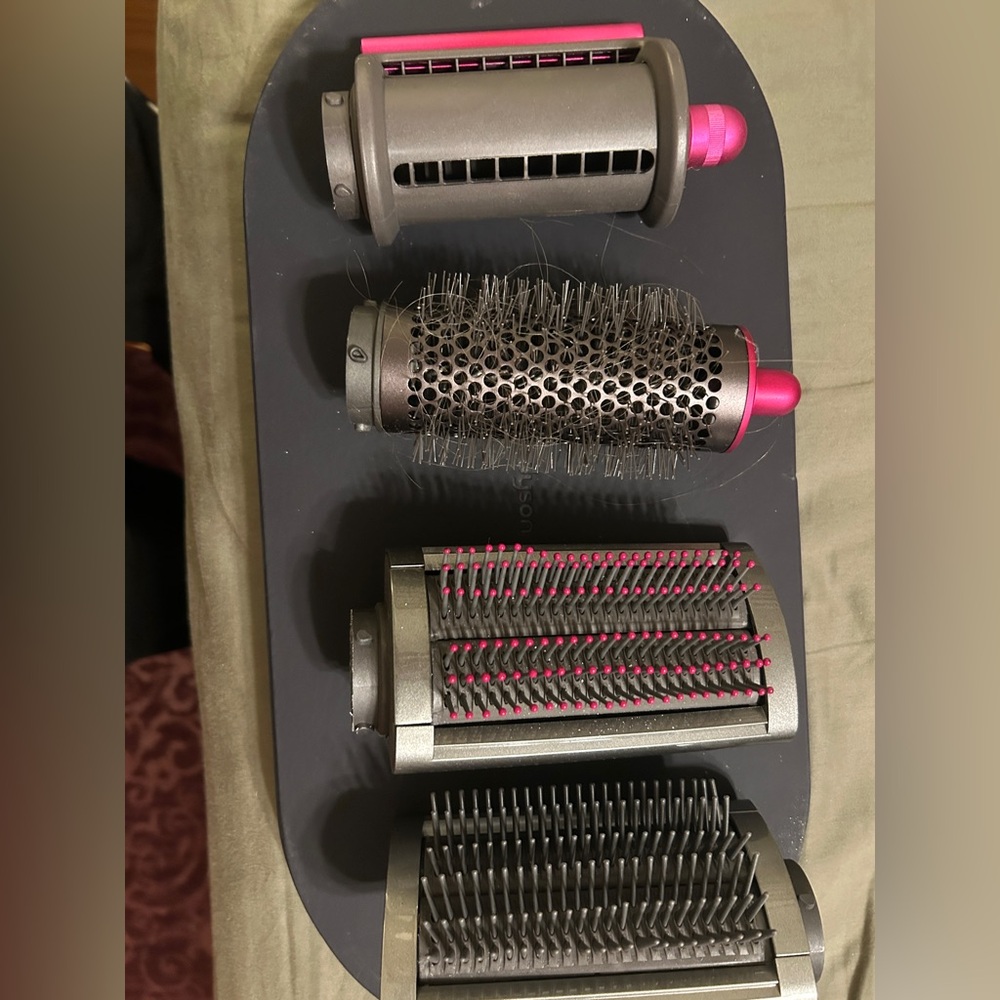 Dyson Hair Tool Set - Pink and Gray